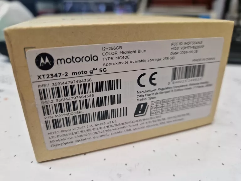 SMARTFON MOTOROLA MOTO G84 5G 12/256GB MEDIAEXPERT