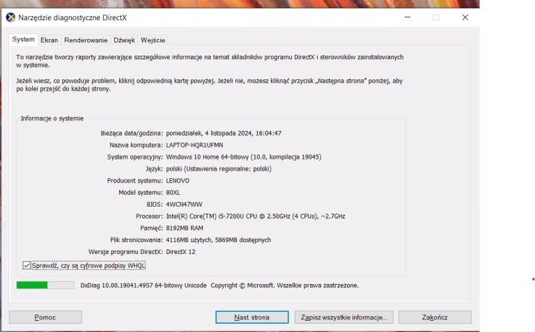 LAPTOP LENOVO 320-15IKB 15,6" I5-7200U 8GB RAM 1TB HDD GEFORCE 940MX