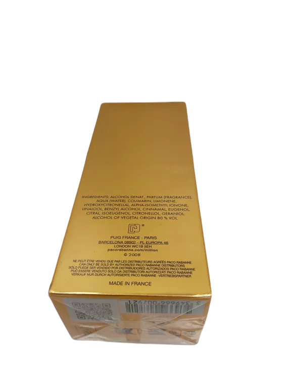 WODA TOALETOWA PACO RABANNE 1MILION 100ML