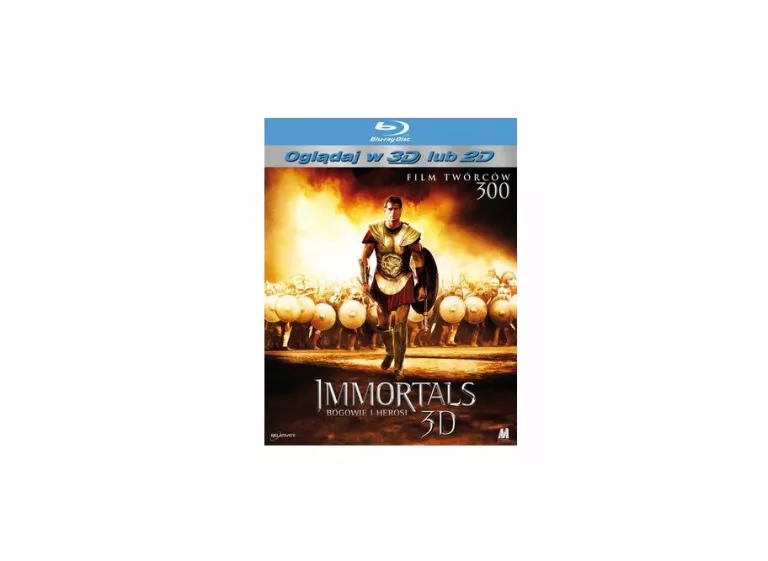 IMMORTALS. BOGOWIE I HEROSI 3D PŁYTA BLU-RAY FOLIA