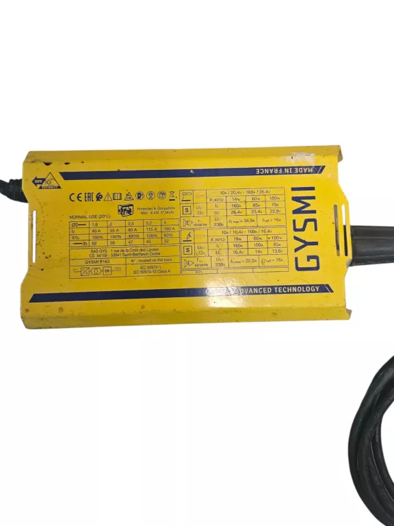 SPAWARKA INWERTOROWA GYSMI E163 MMA PULSE TIG