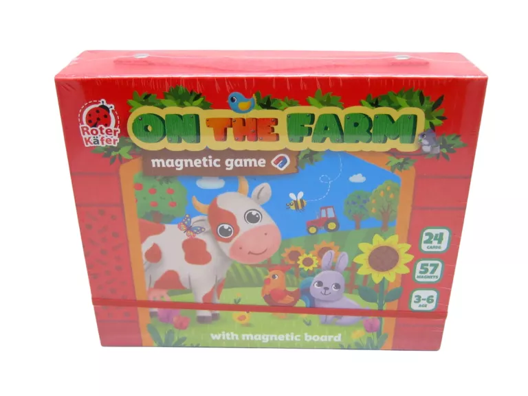 ZABAWKA MAGNETYCZNA ROTER KAFER ON THE FARM MAGNETIC GAME