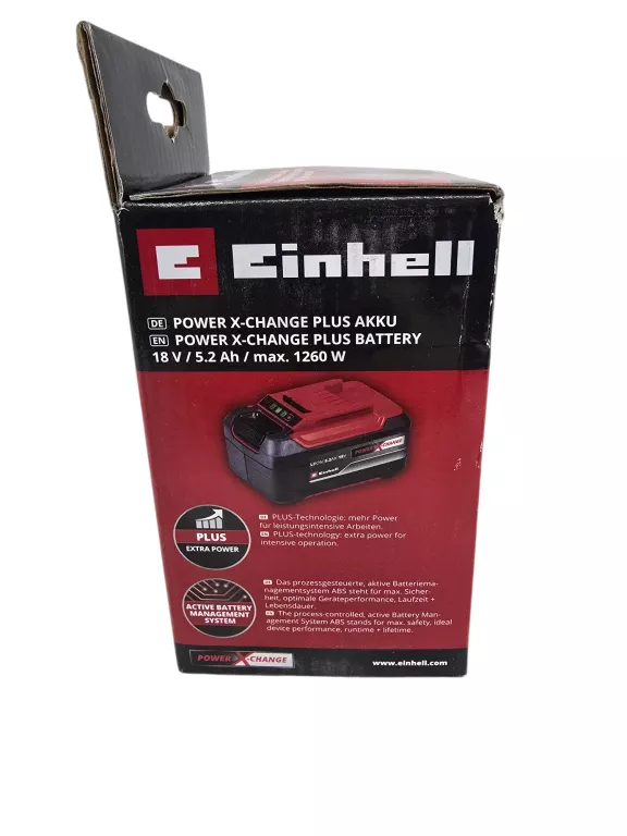 AKUMULATOR 18 V EINHELL 5,2AH 70 A POWER-X-CHANGE