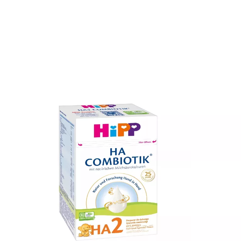 HIPP HA 2 COMBIOTIK PREPARAT DO ŻYWIENIA NIEMOWLĄT PO 6. MIESIĄCU, 600G