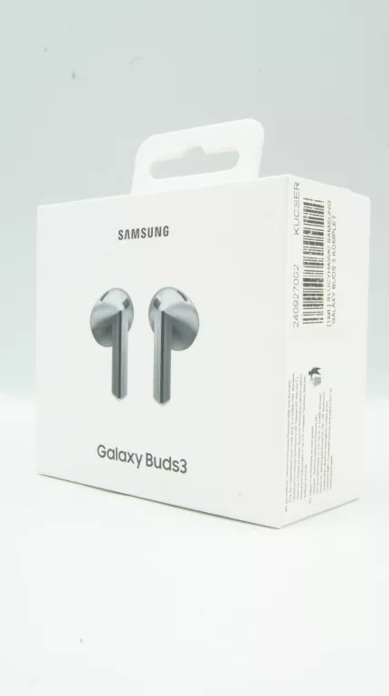 SŁUCHAWKI SAMSUNG GALAXY BUDS 3 KOMPLET JAK NOWE SREBRNE