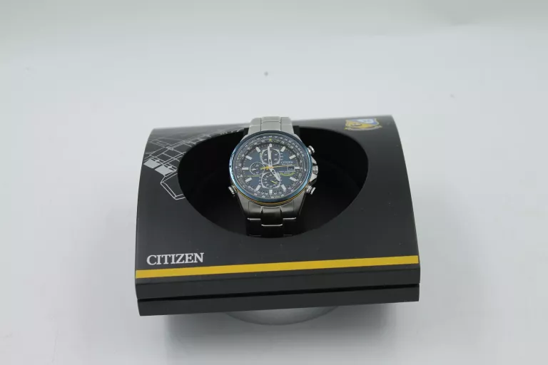 CITIZEN ECO-DRIVE BLUE ANGELS H800-S081157 CHRONORADIOWY, SOLAR, KOMPLET
