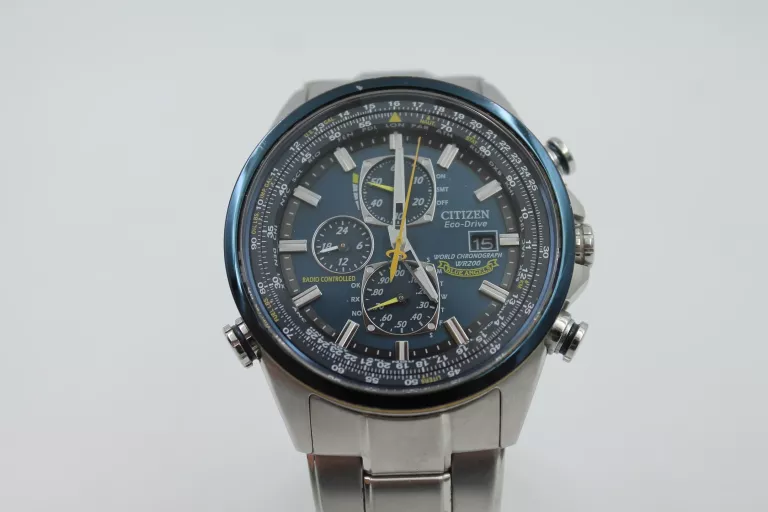 CITIZEN ECO-DRIVE BLUE ANGELS H800-S081157 CHRONORADIOWY, SOLAR, KOMPLET