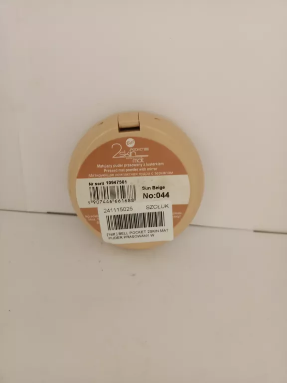 BELL POCKET 2SKIN MAT PUDER PRASOWANY W PUDERNICZCE SUN BEIGE