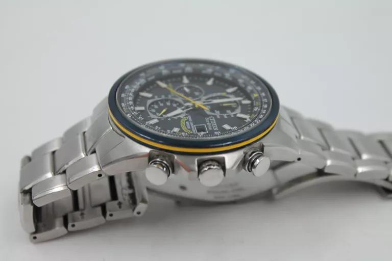 CITIZEN ECO-DRIVE BLUE ANGELS H800-S081157 CHRONORADIOWY, SOLAR, KOMPLET