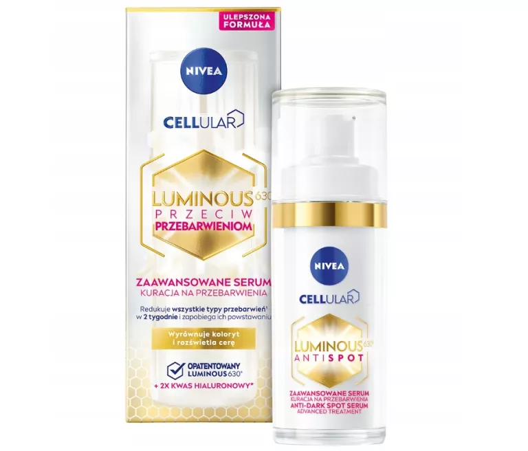 NIVEA CELLULAR LUMINOUS 630 SERUM DO TWARZY NA PLAMY PRZEBARWIENIA 30ML