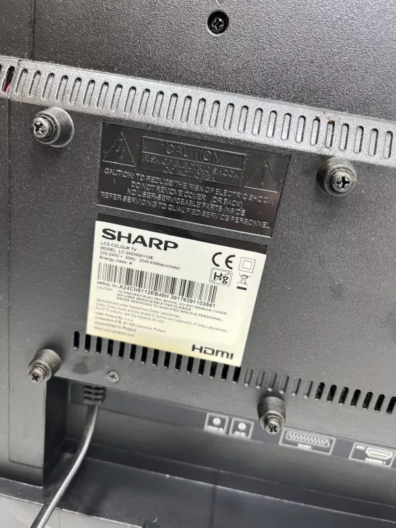 TELEWIZOR SHARP LC-24CHG5112E / PUDEŁKO