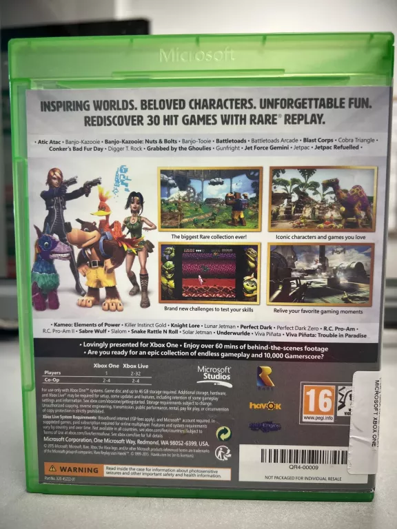 GRA RARE REPLAY MICROSOFT XBOX ONE