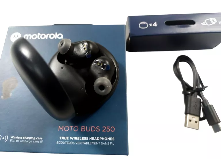 SŁUCHAWKI BEZPRZEWODOWE DOKANAŁOWE MOTOROLA VERVEBUDS 250 TRUE WIRELESS