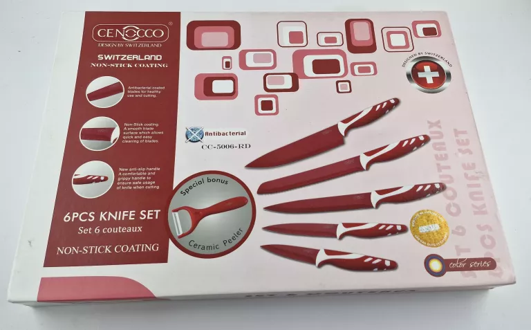KOMPLET NOŻY 6 SZT. CENOCCO