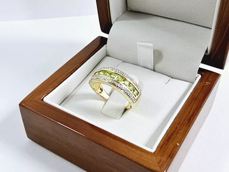 ZŁOTY PIERŚCIONEK 0,85 CT Z DIAMENTAMI ROZMIAR 12 CERTYFIKAT