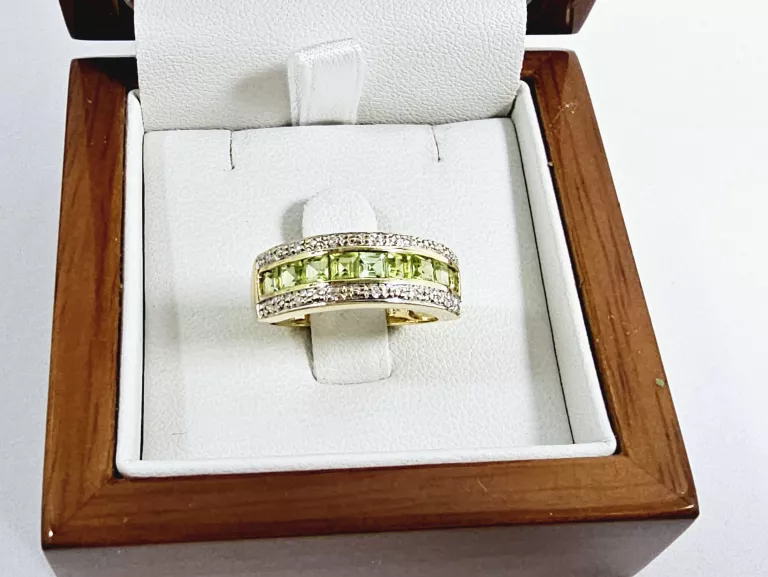 ZŁOTY PIERŚCIONEK 0,85 CT Z DIAMENTAMI ROZMIAR 12 CERTYFIKAT