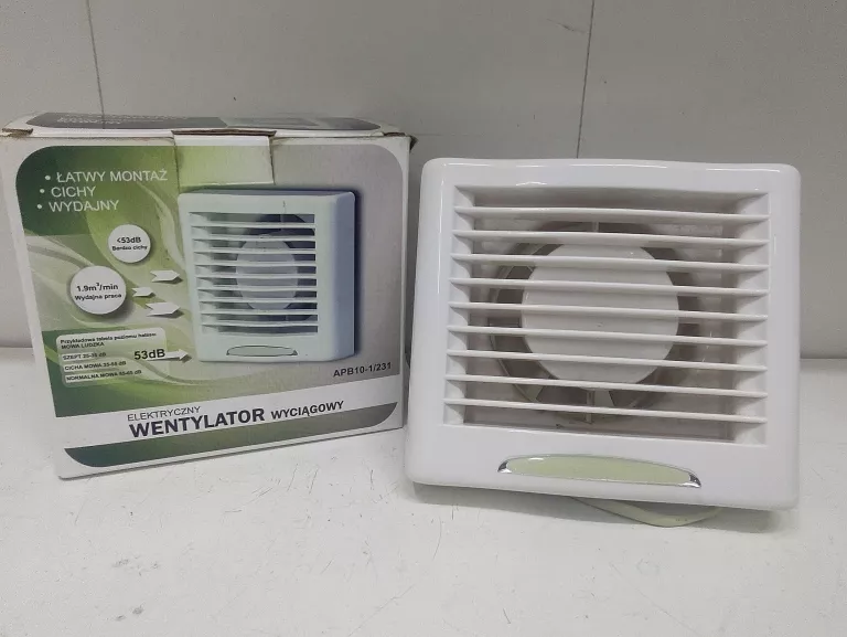 ELEKTRYCZNY WENTYLATOR WYCIĄGOWY APB10-1/231