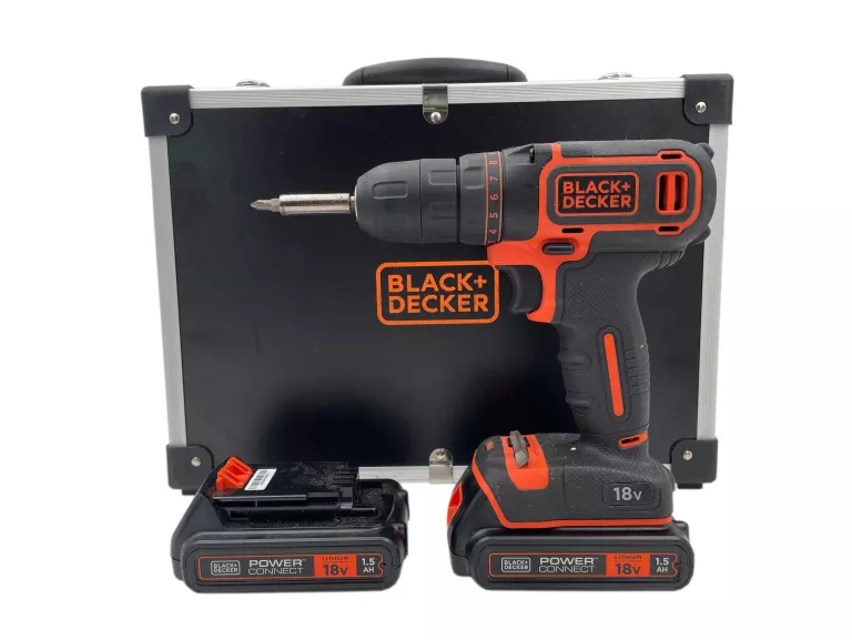 WKRĘTARKA BLACK DECKER BDCDC18 + 2 AKU 1,5AH + WALIZKA