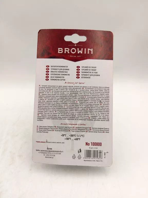 TERMOMETR Z SONDĄ KUCHENNY BROWIN