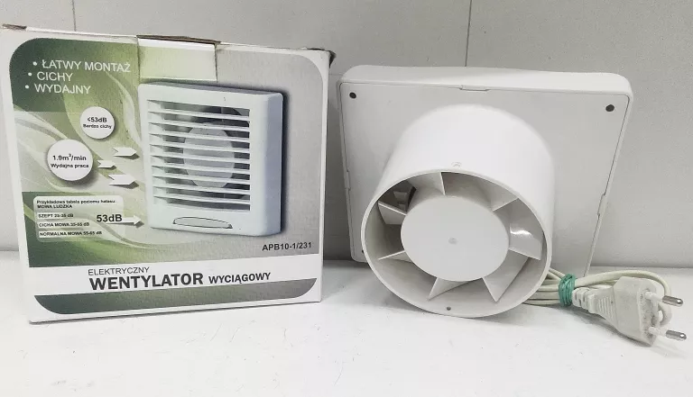 ELEKTRYCZNY WENTYLATOR WYCIĄGOWY APB10-1/231