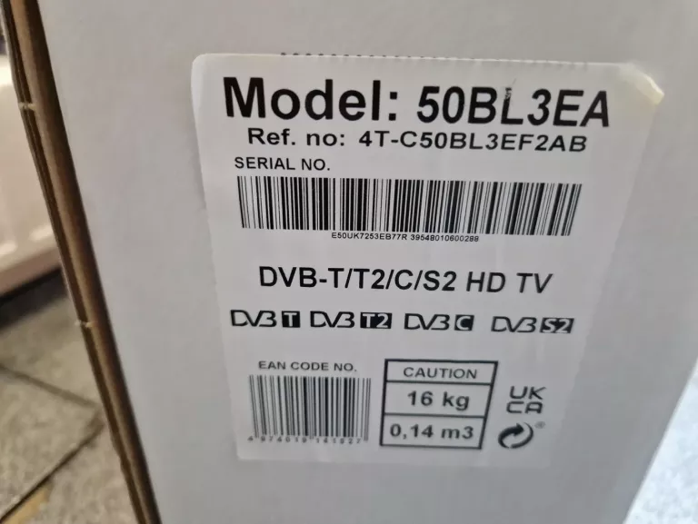 TELEWIZOR SHARP 50BL3EA +WIESZAK