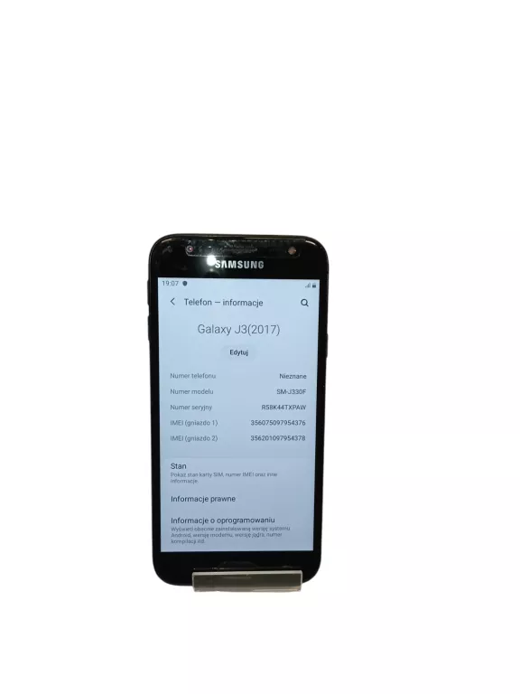 SAMSUNG GALAXY J3 2017 SM-J330F/DS CZARNY,