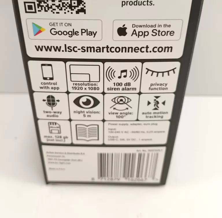 KAMERA OBROTOWA LSC SMART CONNECT WEWNĘTRZNA WIFI FULL HD