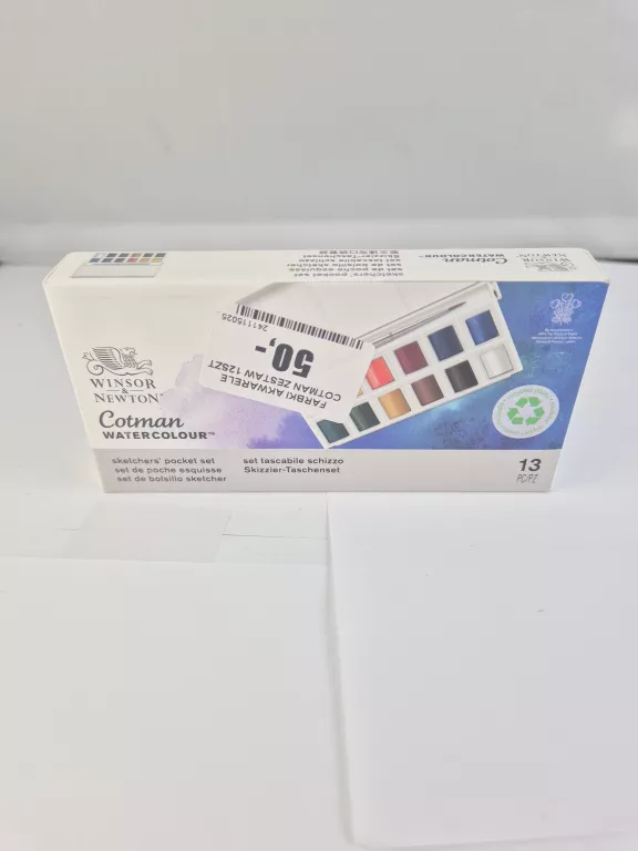 FARBKI AKWARELE COTMAN ZESTAW 12SZT WINSOR & NEWTON