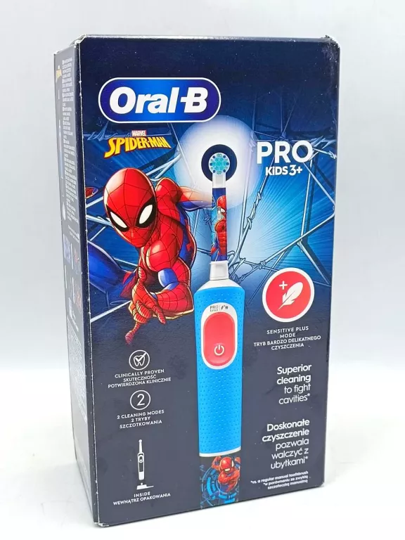 SZCZOTECZKA ORAL-B VITALITY PRO KIDS 103 SPIDERMAN BLUE