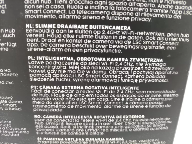 KAMERA OBROTOWA ZEWNĘTRZNA LSC SMART CONNECT