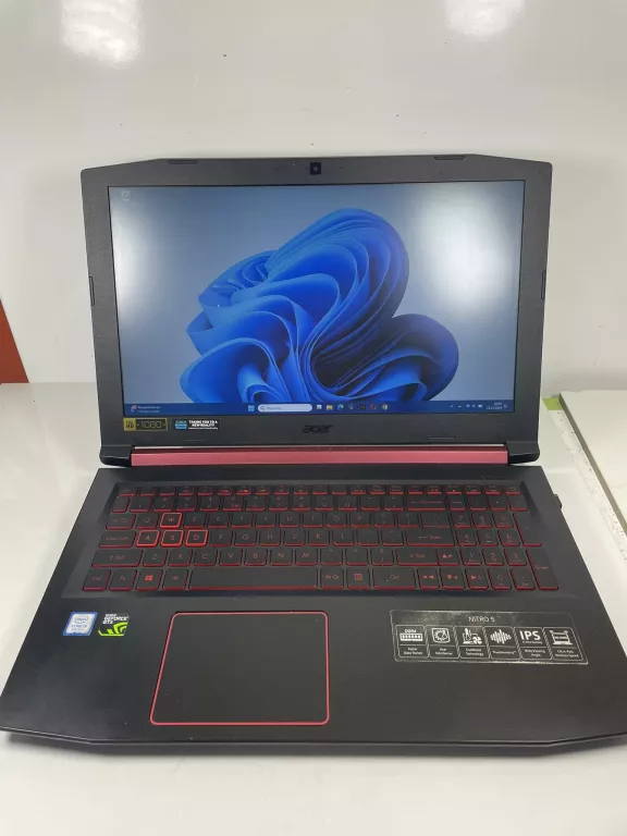 LAPTOP ACER NITRO5 I5 8300H 8/500GB SSD GTX 1050 WIN11