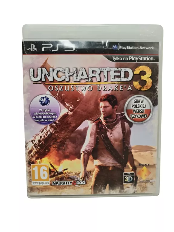 PS3 UNCHARTED 3 OSZUSTWO DRAKE