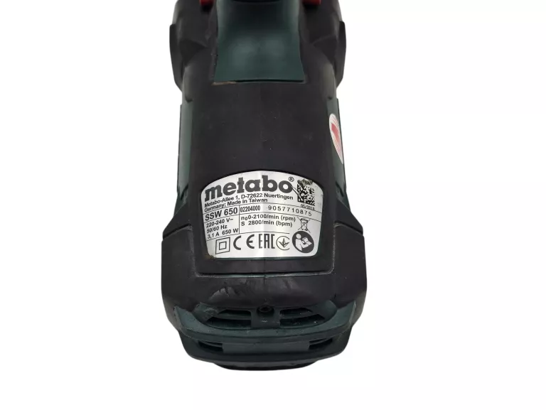 ZAKRĘTAK KLUCZ UDAROWY METABO SSW 650 | 600NM | 1/2"