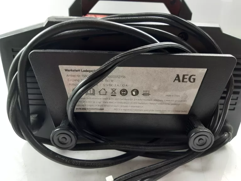 PROSTOWNIK DO AKUMULATORA AEG 158008 10A 12V