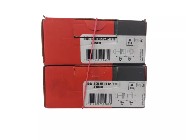 KOŁKI GWINTOWANE HILTI X-CR M8-15-12 PF 10 (2 OPAKOWANIA)