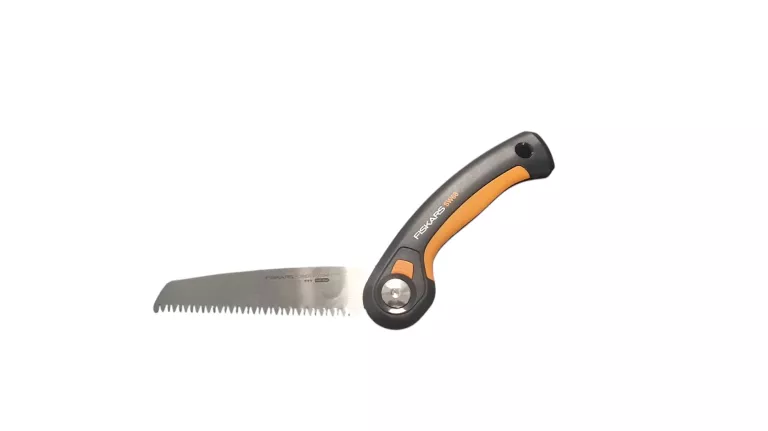 FISKARS PIŁA RĘCZNA DO GAŁĘZI KRÓTKA OGRODOWA SKŁADAN 3 POZYCJE CIĘCIA SW6