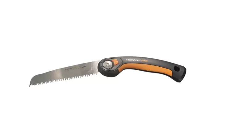 FISKARS PIŁA RĘCZNA DO GAŁĘZI KRÓTKA OGRODOWA SKŁADAN 3 POZYCJE CIĘCIA SW6