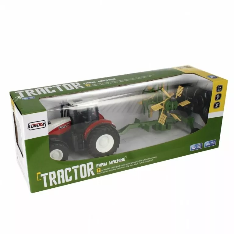 TRAKTOR ZDALNIE STEROWANY Z AKCESORIAMI MC
