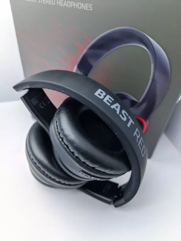 SŁUCHAWKI XBLITZ BEAST RED / PUDEŁKO