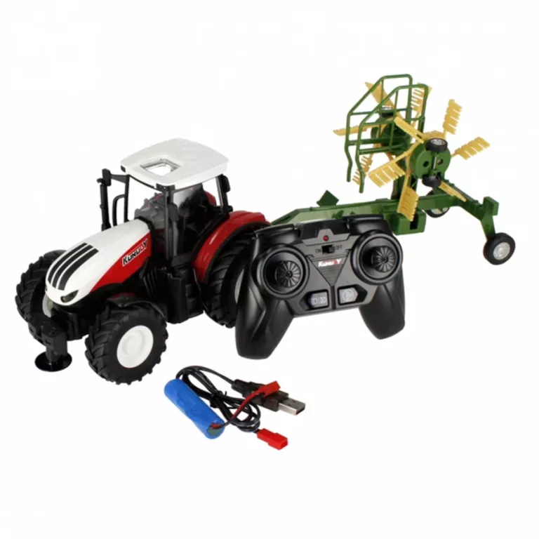 TRAKTOR ZDALNIE STEROWANY Z AKCESORIAMI MC