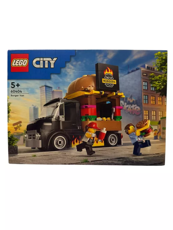 LEGO CITY 60404 CIĘŻARÓWKA Z BURGERAMI N0WE!