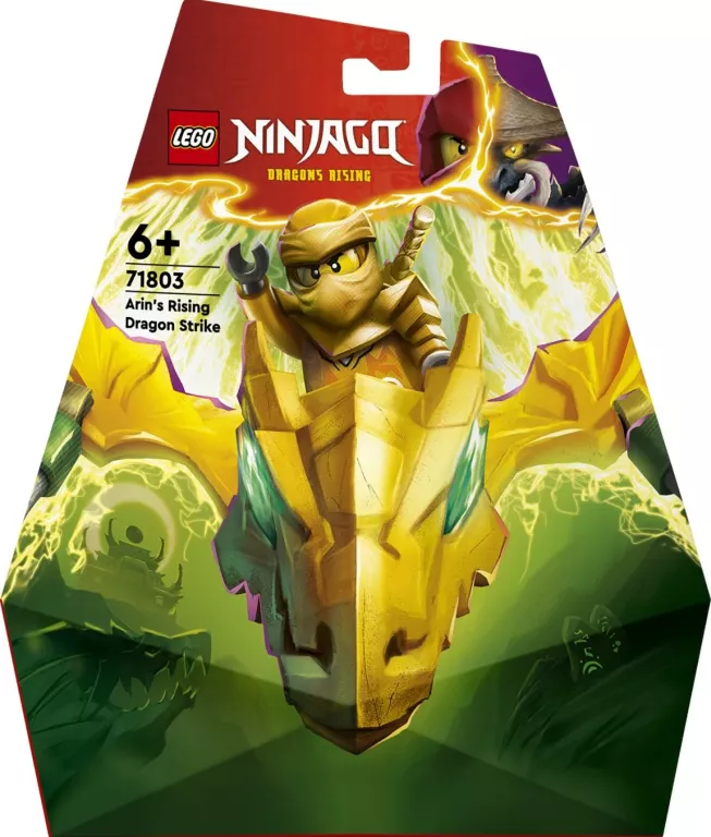 LEGO NINJAGO ATAK POWSTAJĄCEGO SMOKA ARINA 71803