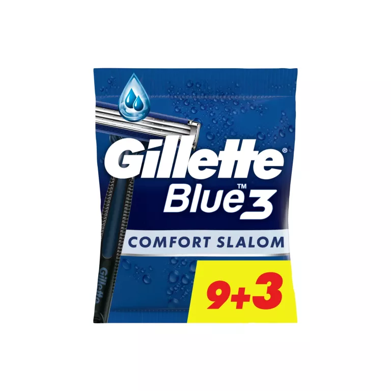 GILLETTE BLUE3 MASZYNKA DO GOLENIA JEDNORAZOWE 12 SZTUK