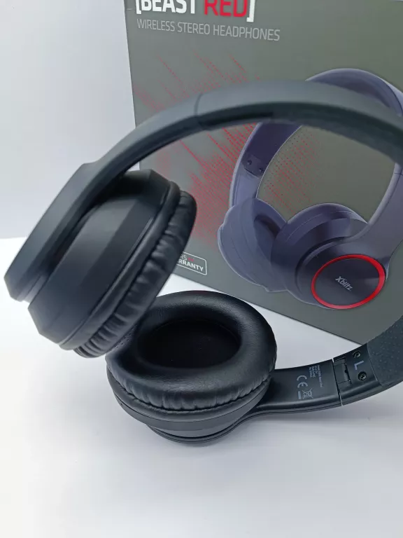 SŁUCHAWKI XBLITZ BEAST RED / PUDEŁKO