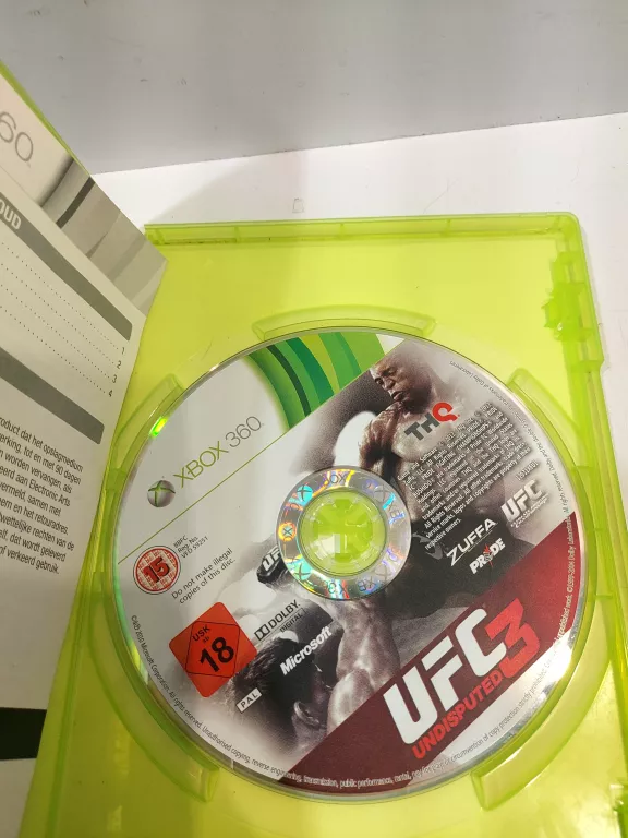 GRA UFC XBOX 360