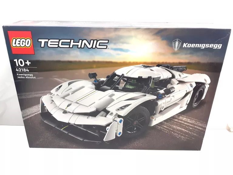 LEGO TECHNIC 42184 BIAŁY HIPERSAMOCHÓD KOENIGSEGG JESKO ABSOLUT