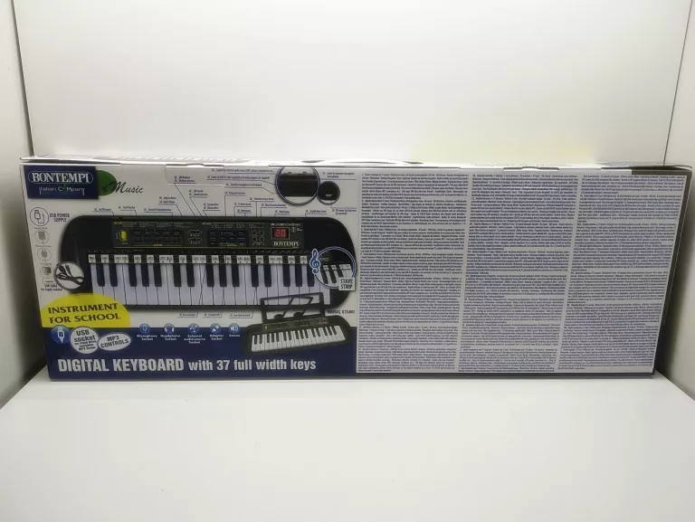 BONTEMPI ELEKTRONICZNY KEYBOARD CYFROWY 37 KLAWISZY