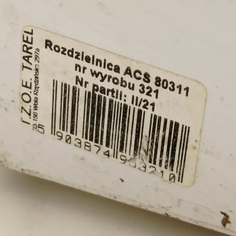 ROZDZIELNICA BUDOWLANA TAREL OKAZJA!