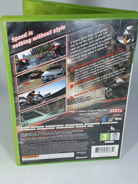 GRA XBOX 360 PGR 4