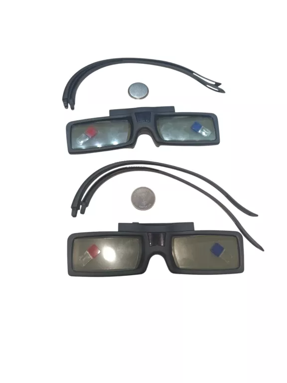 OKULARY 3D STEREOSKOPOWE PHILIPS PTA529 CZARNE 2SZT.